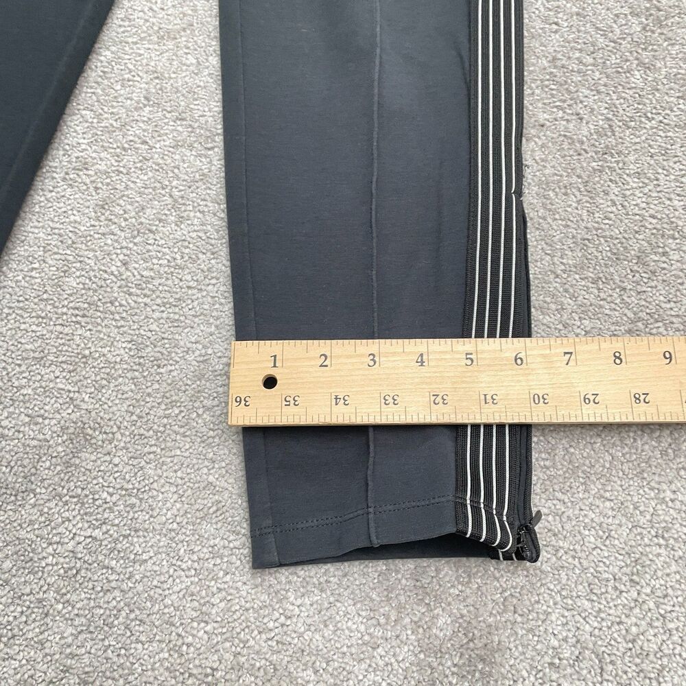 Athleta Black Track Pants with White Side Stripes - Picture 9 of 14